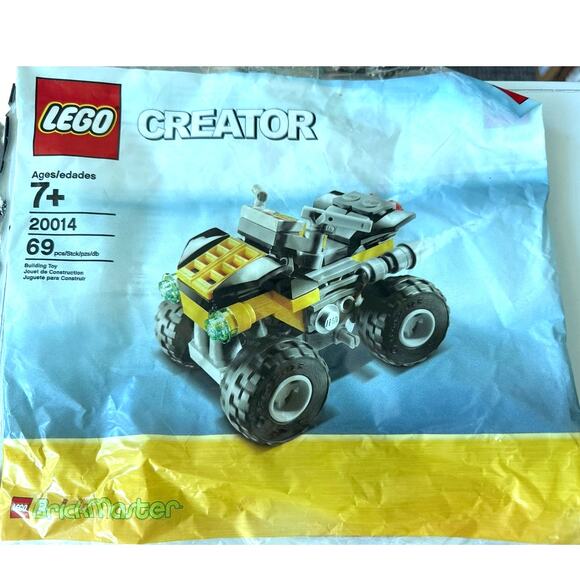 LEGO Creator No. 20014 Quad Bike ATV 4x4 Four-Wheeler BrickMaster Complete Set - Picture 3 of 7